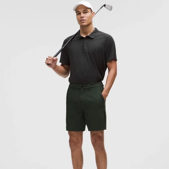 Lululemon Metal Vent Tech Polo Shirt XL Deep Coal Black Golf Training - Picture 2 of 12